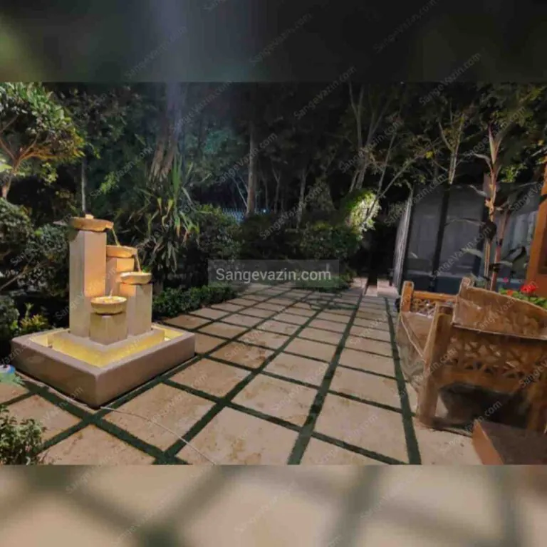 Arsh outdoor stone fountain