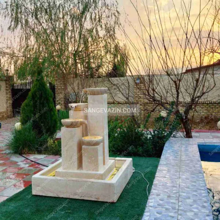 Arsh outdoor stone fountain