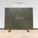 watercolor green granite stone slab