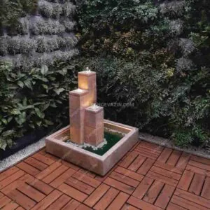 Forouz outdoor stone fountain