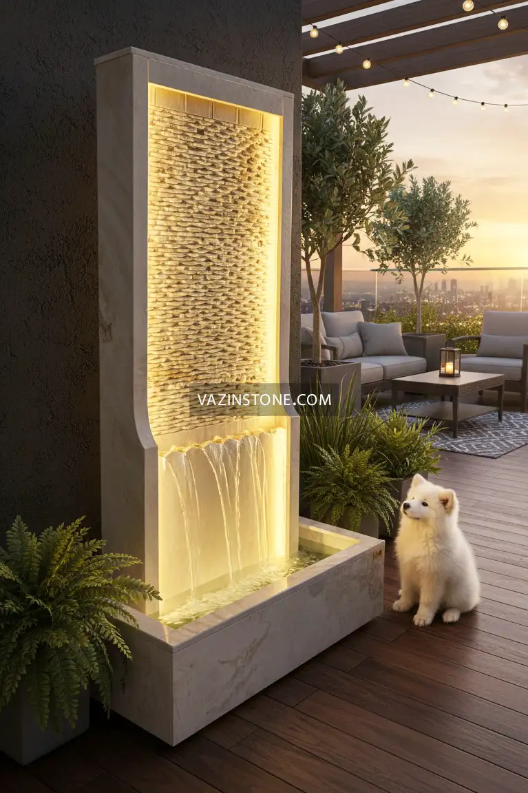 White Hima Fountain