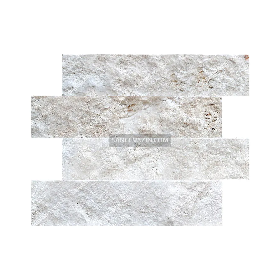 White stacked stone
