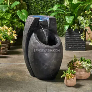 Metis modern stone fountain