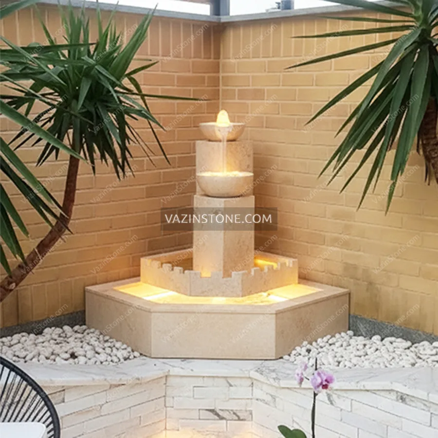 Lighting of Dorna fountain