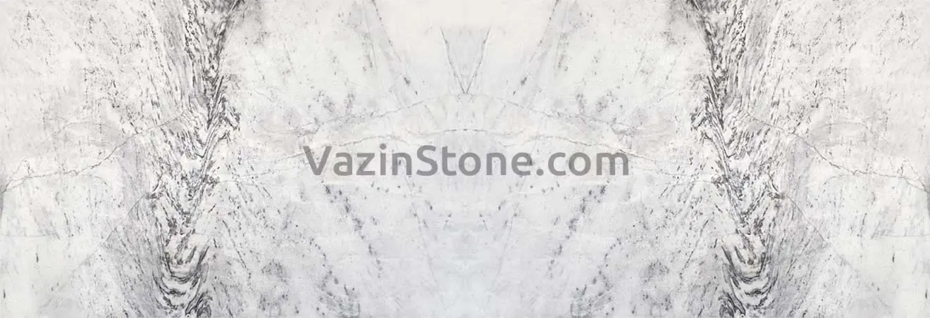 Qorve crystal marble book-matched slab