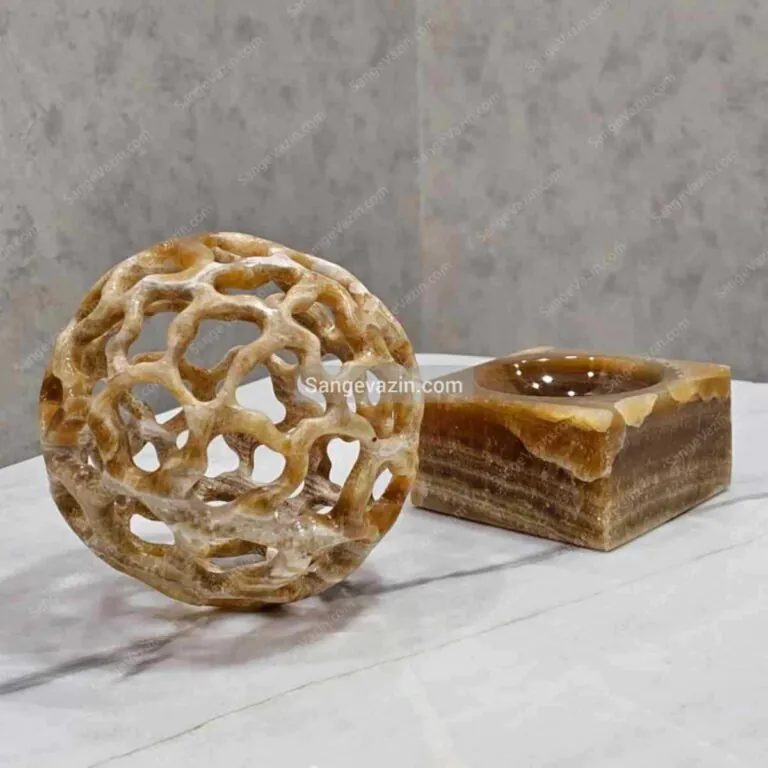 Sphere sculpture separately