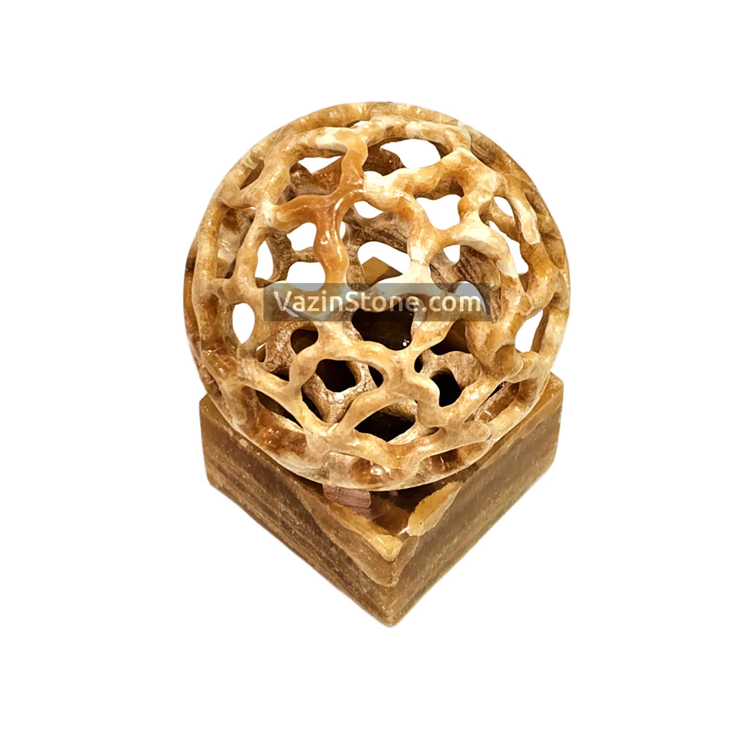 Sphere super cluster stone sculpture