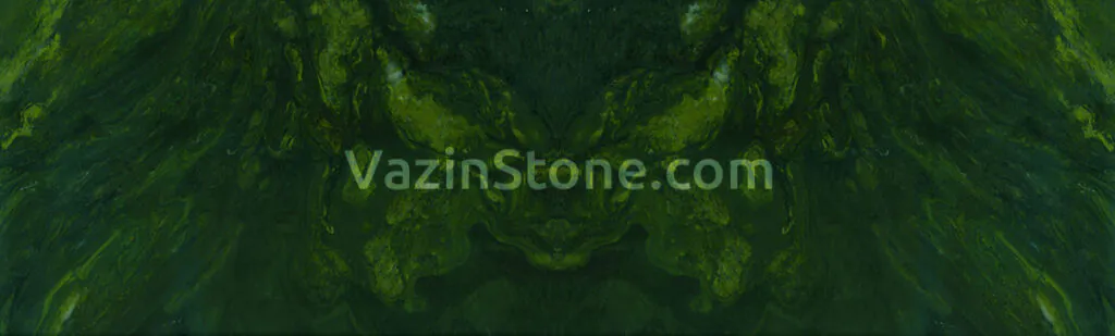 watercolor green granite book match slab