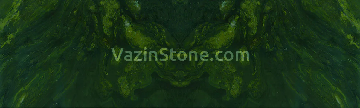 watercolor green granite book match slab