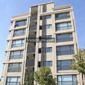 travertine building facade