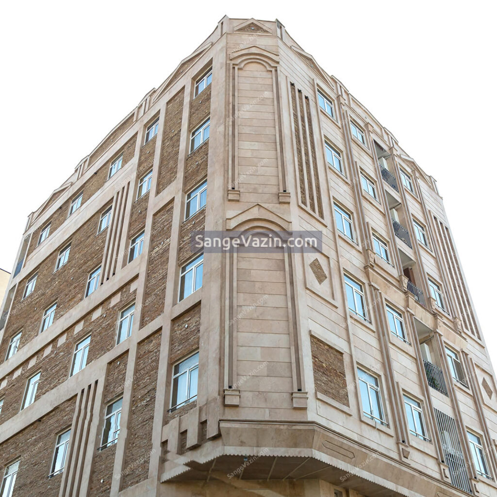 abegarm travertine stacked stone on facade