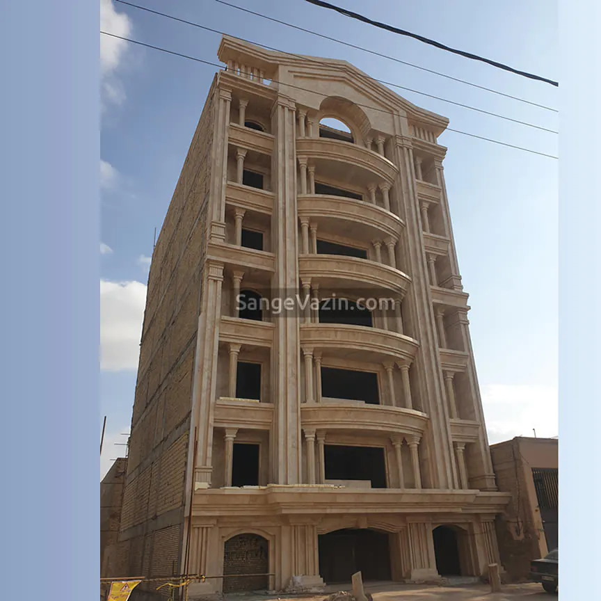 hajiabad stone on roman facade