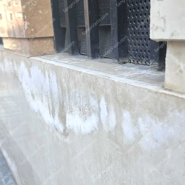 efflorescence on tramit