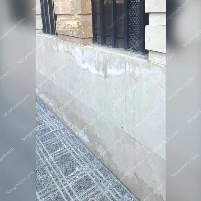 efflorescence on tramit