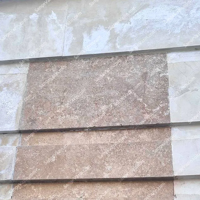 efflorescence on travertine