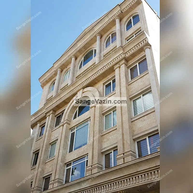 travertine roman facade stone