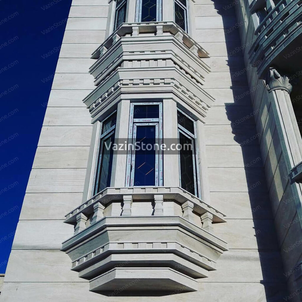 Stonemasonry on facade