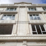 travertine on classical Roman architecture building