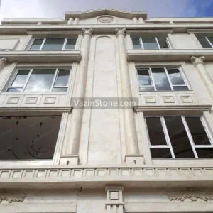 travertine on classical Roman architecture building