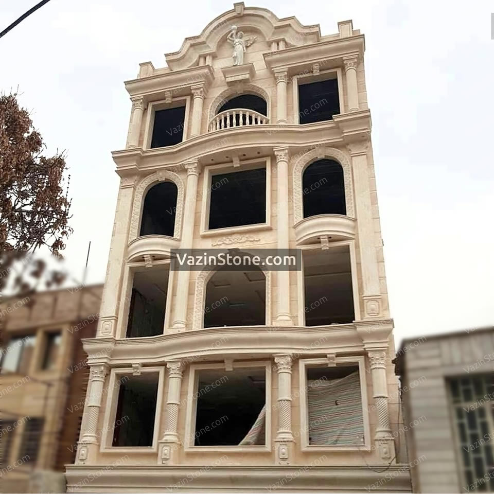 stonemasonry and sculpture on roman facade