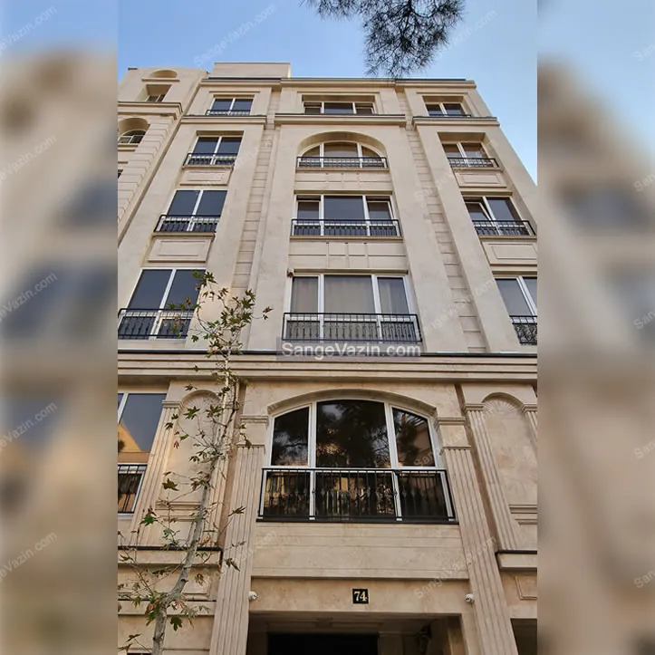 travertine facade stone