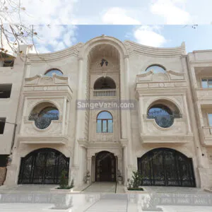 white roman facade
