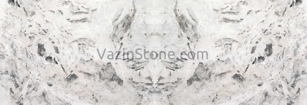 Aligoudarz crystal marble book-match stone slab