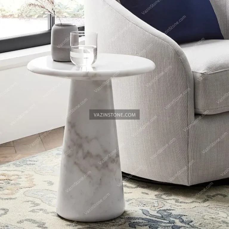 White Alish stone table
