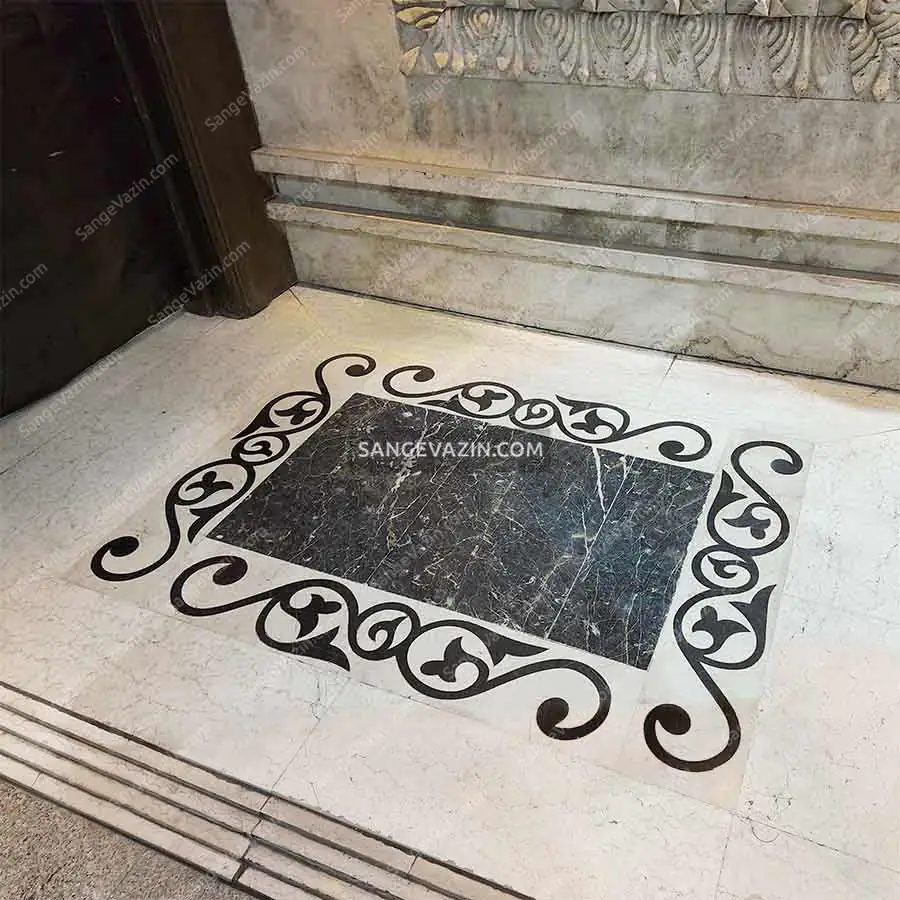 stone marquetry flooring 