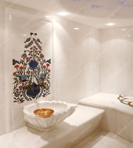 marble Turkish bath sink