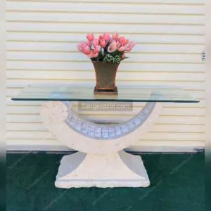 Wave stone table
