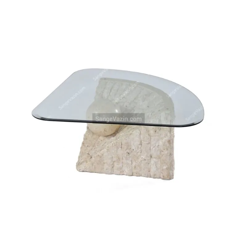 Pearl stone coffee table