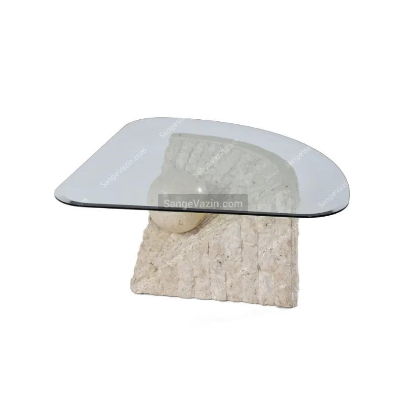 Pearl stone coffee table