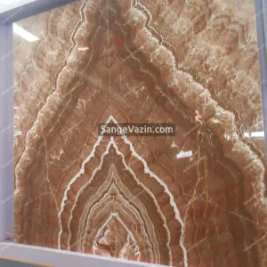 Onyx four-match stone slab