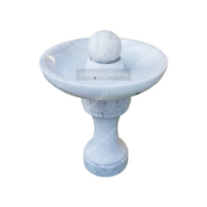 Rolling sphere fountain