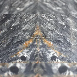 Aligoudarz crystal marble four-match slab stone