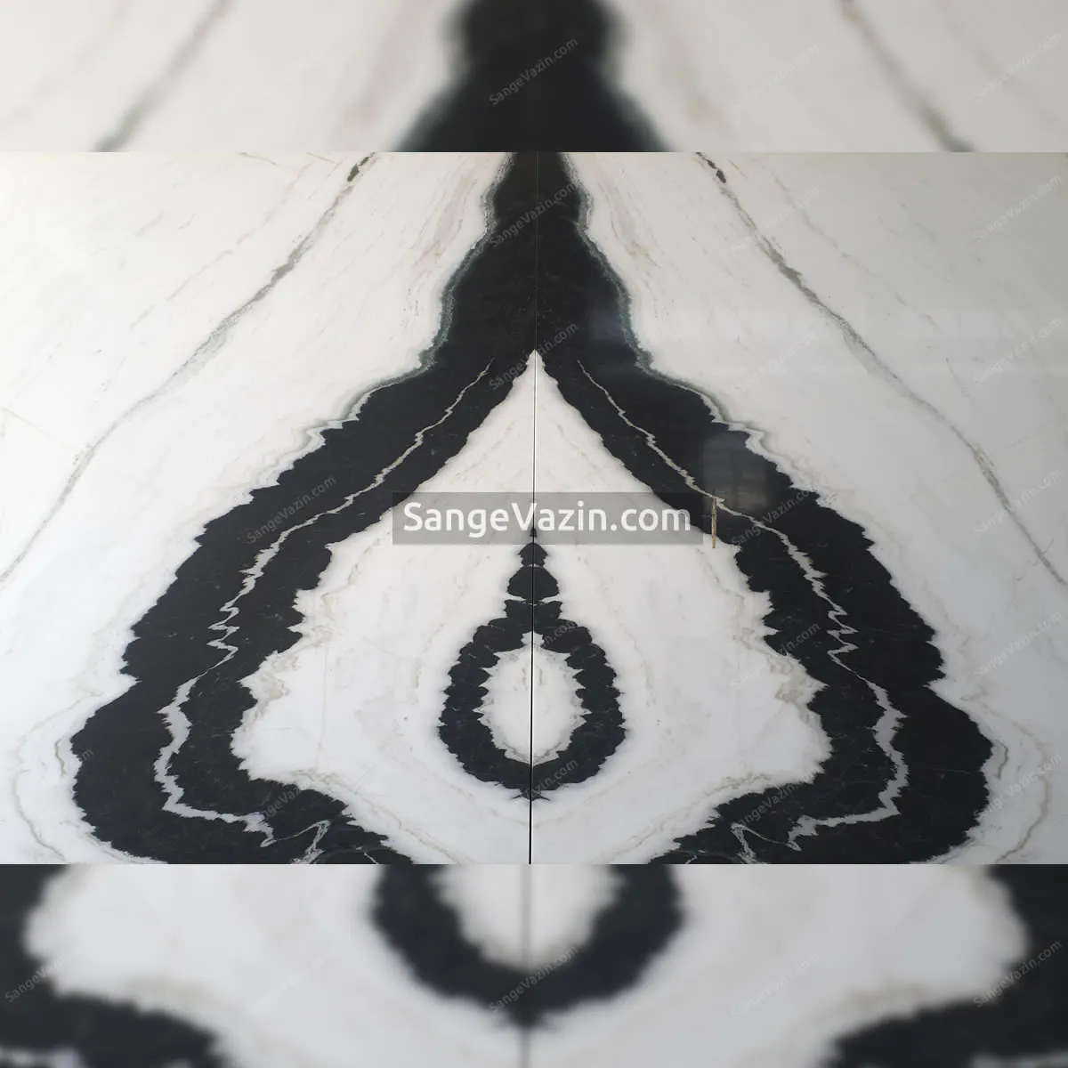 Four-match stone slab