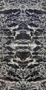 Four-match wall slab stone