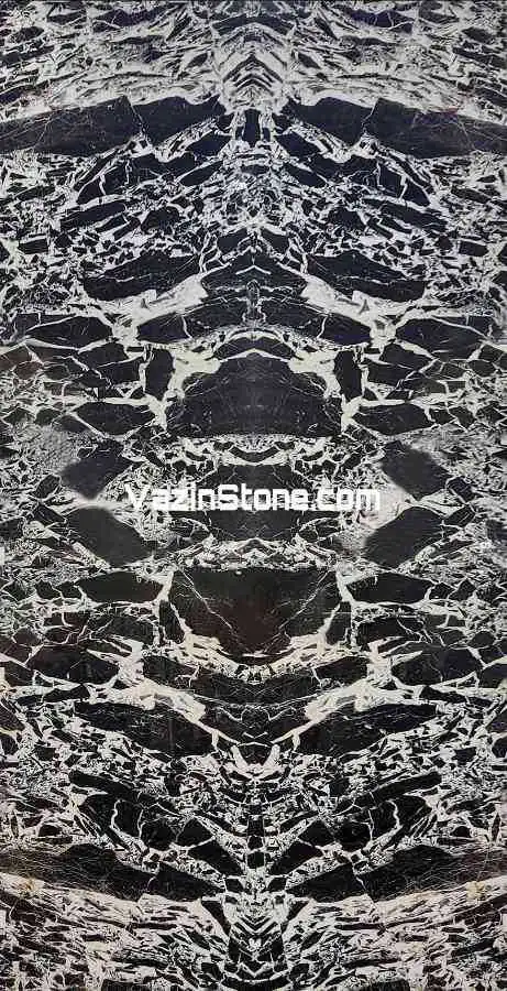 Four-match wall stone slab