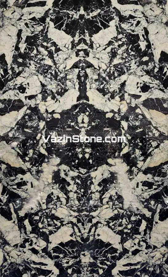 Four-match wall stone slab