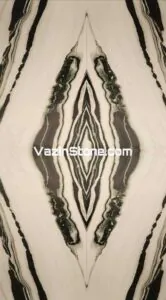 Four-match wall slab stone