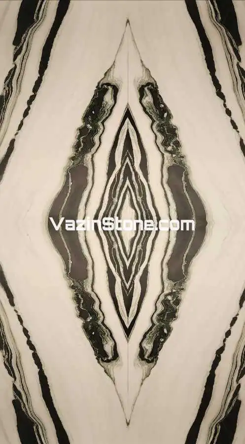 Four-match wall stone slab