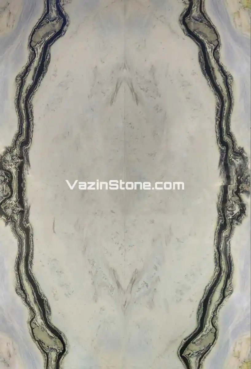 Four-match wall stone slab