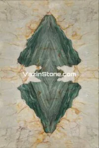 Four-match wall slab stone