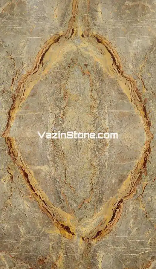 Four-match wall stone slab