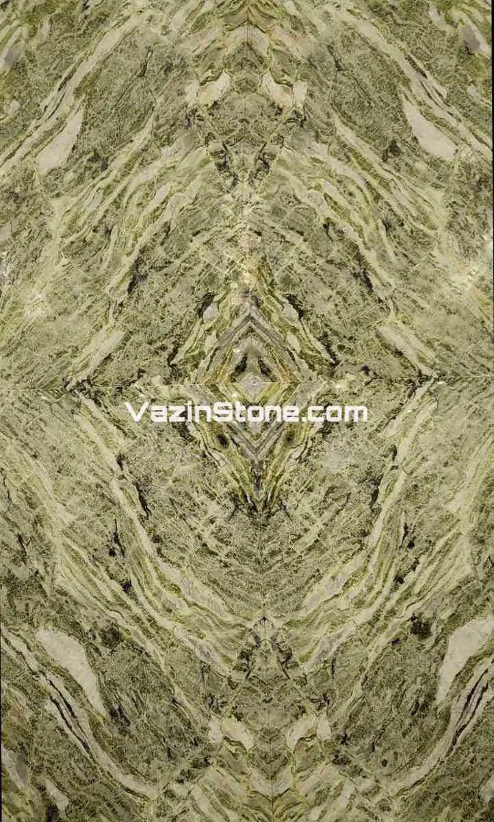 Four-match wall stone slab