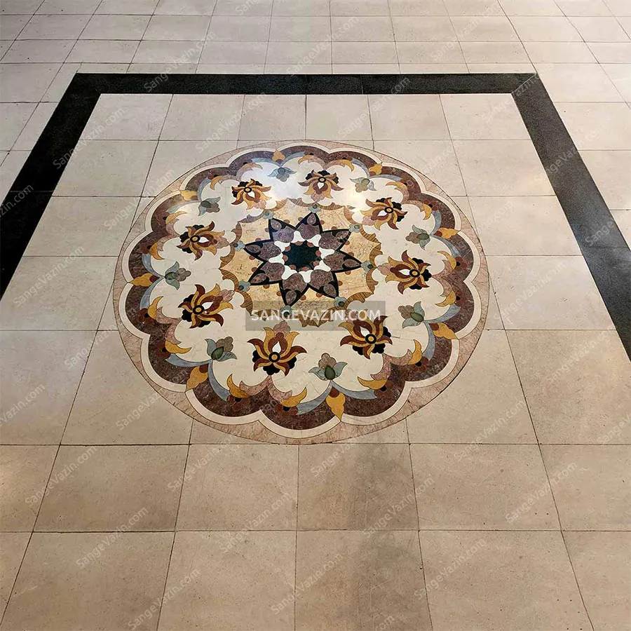 stone floor medallion