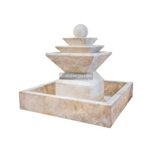 Anousha stone fountain with large basin