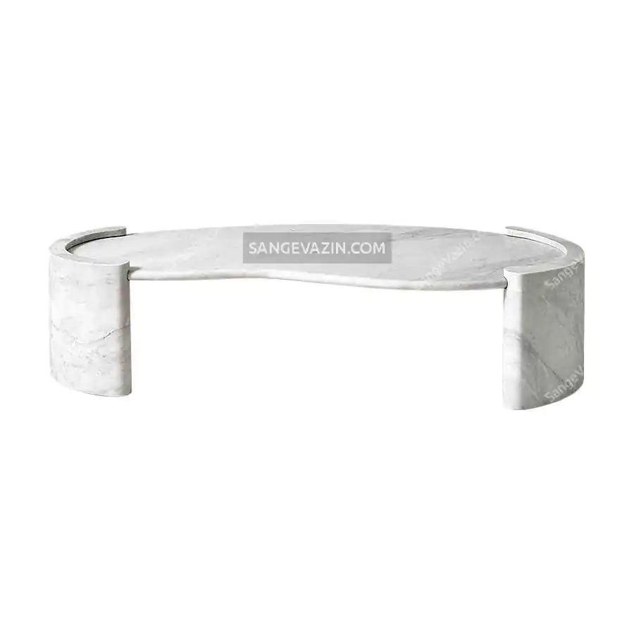 Benita stone coffee table