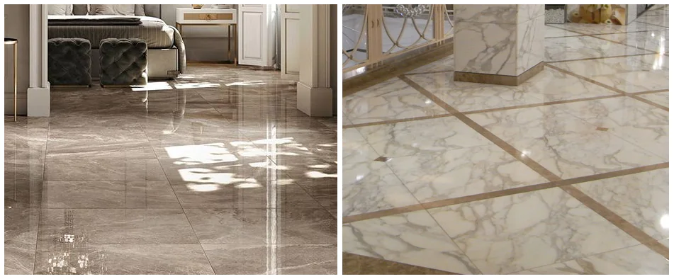 Stone and ceramic comparing 